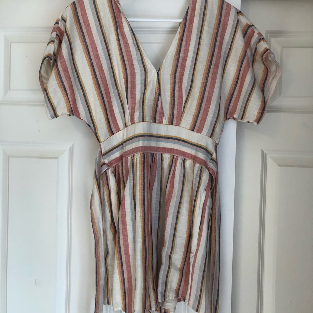 American Eagle Striped Romper